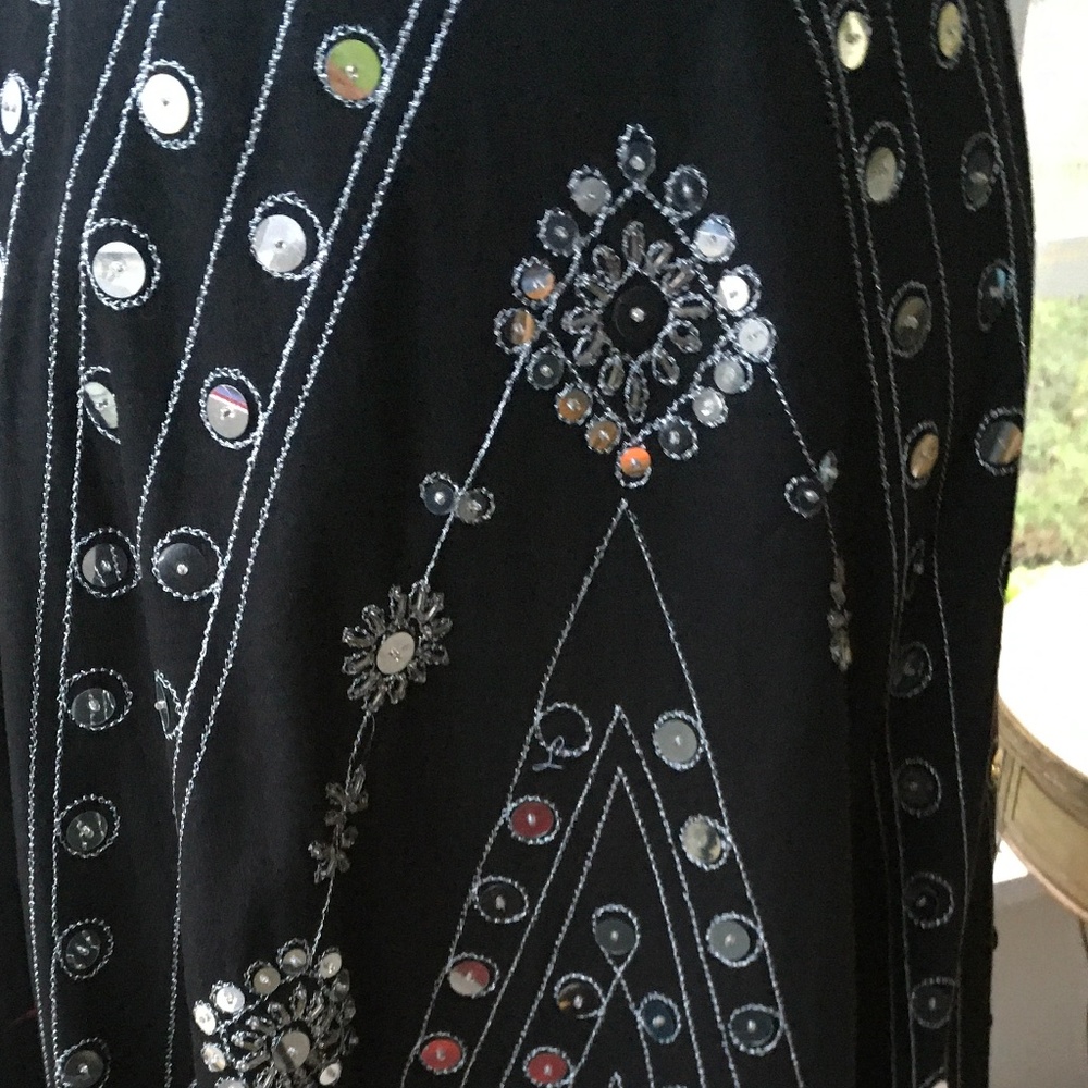 Carole Little vintage size 4 skirt fully lined black - Picture 3 of 5